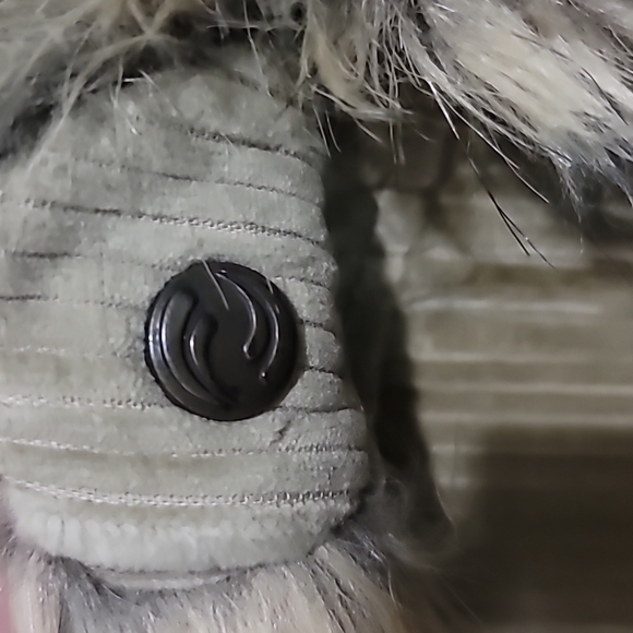 Columbia Corduroy Gold Vest w/Faux Fur Collar Sz. M - Picture 5 of 11